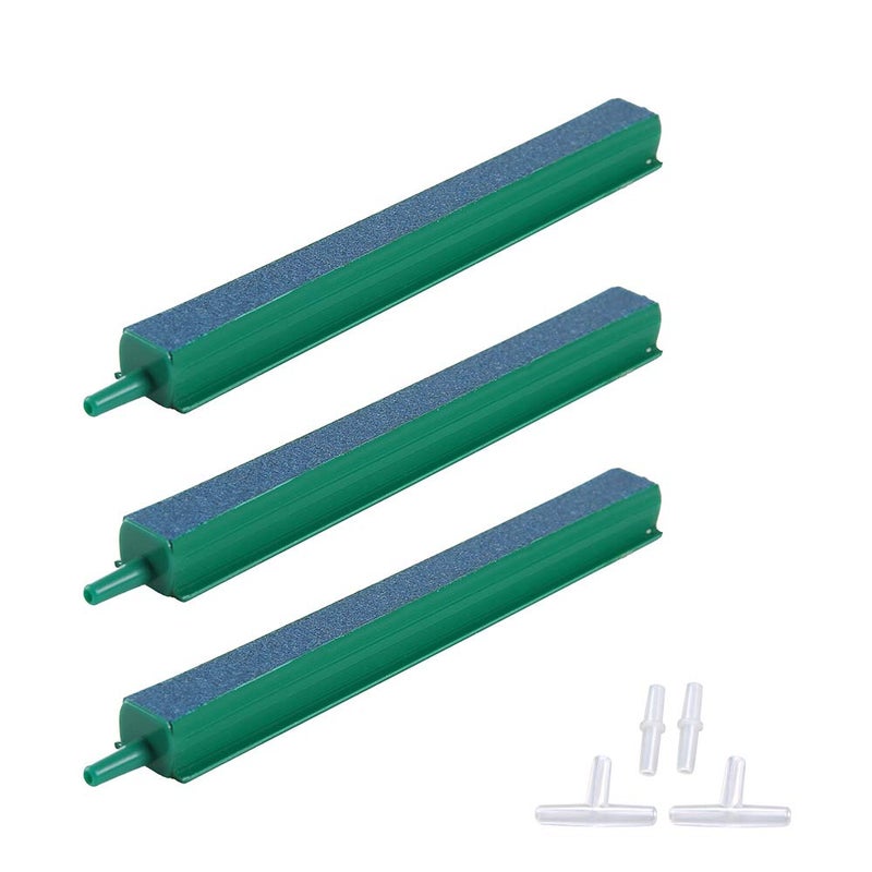ALEGI Fish Tank Air Bubble 3-Piece Air Stone Bars for Aquarium,Air Stone Bar Hydroponics with Connectors (6 inch) - Image 1